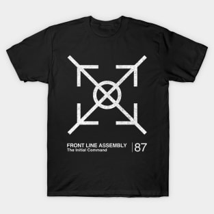 The Initial Command / Minimalist Graphic Design Fan Artwork T-Shirt